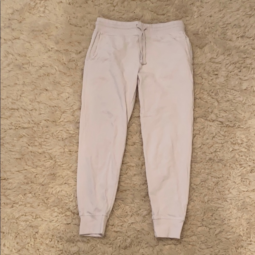 white joggers